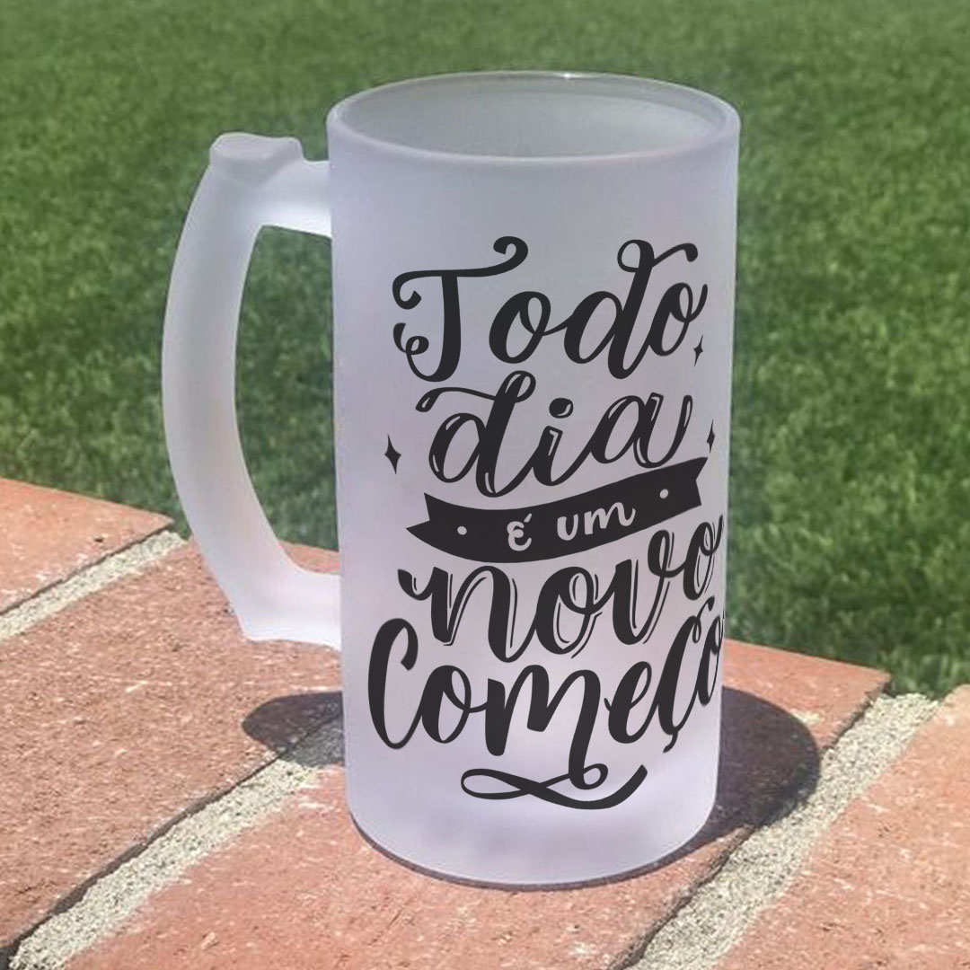 Caneca Chopp Jateado personalizado CanecArte