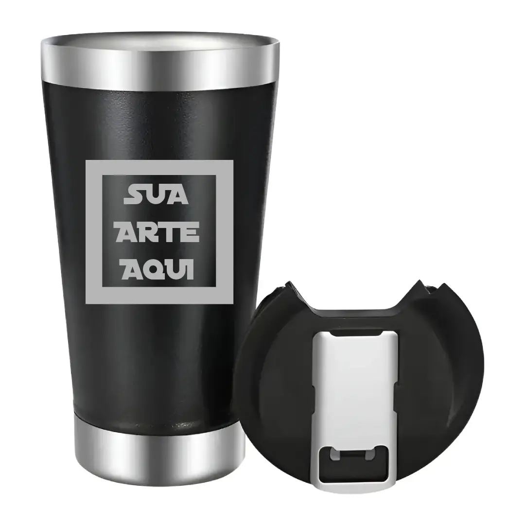 Copo Térmico 473ml personalizado CanecArte