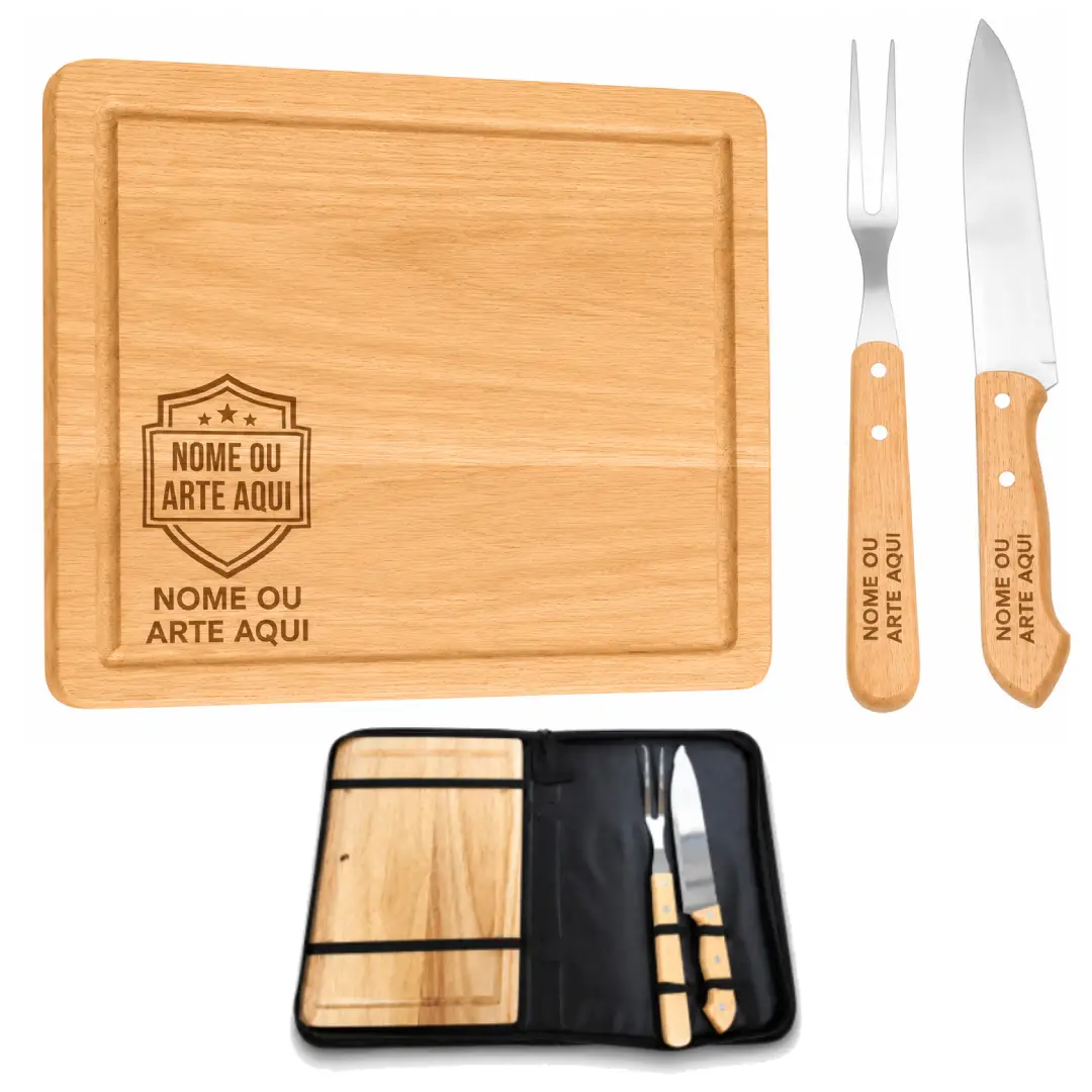 Kit Churrasco Padrão personalizado CanecArte