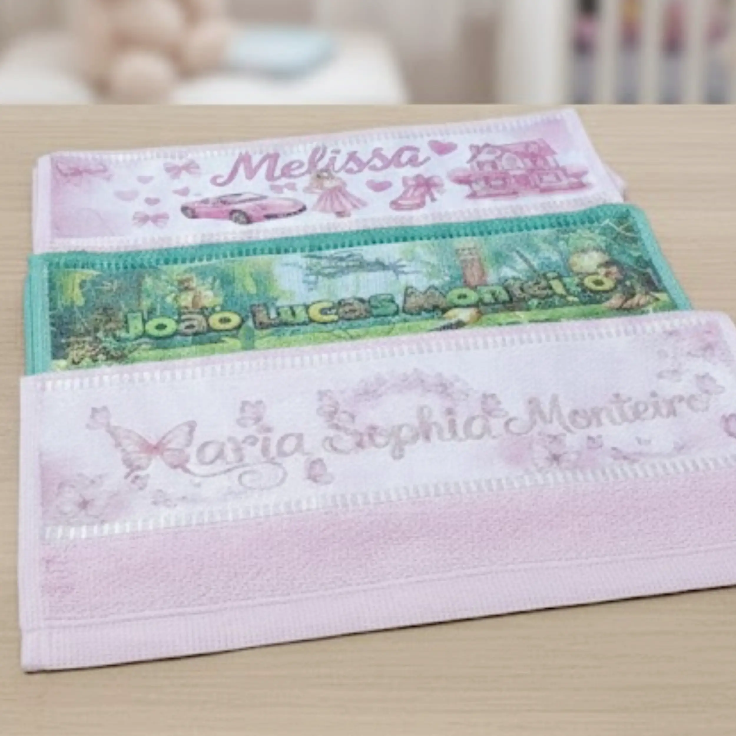 Toalhinha Lavabo personalizado CanecArte